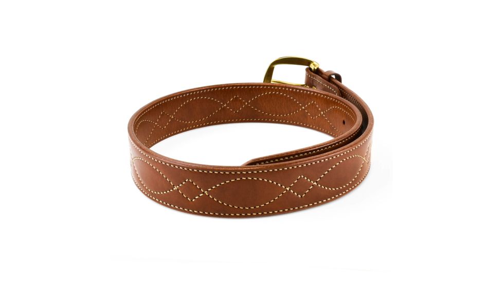 Galco SB6 Fancy Stitched Belt - Tan - Size - 34 SB6-34