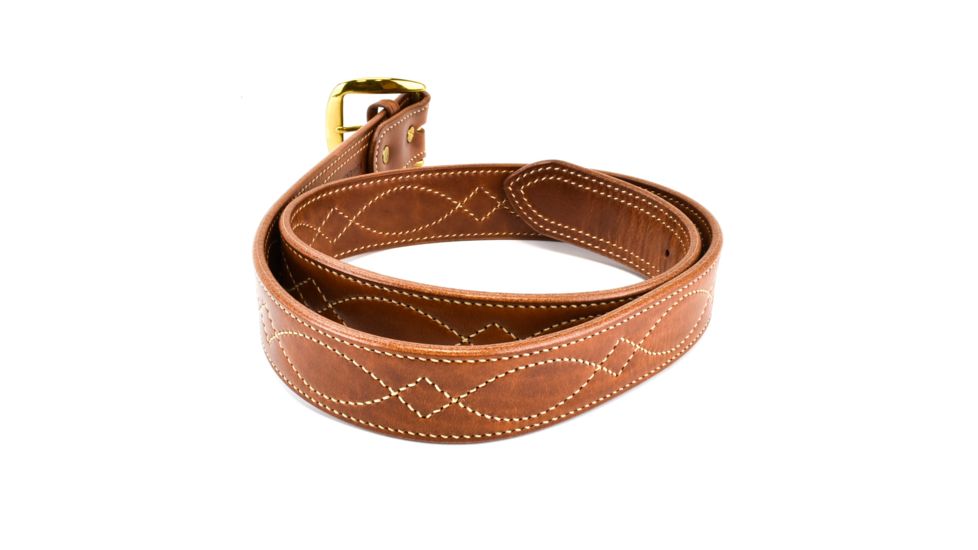 Galco SB6 Fancy Stitched Belt - Tan - Size - 44 SB6-44