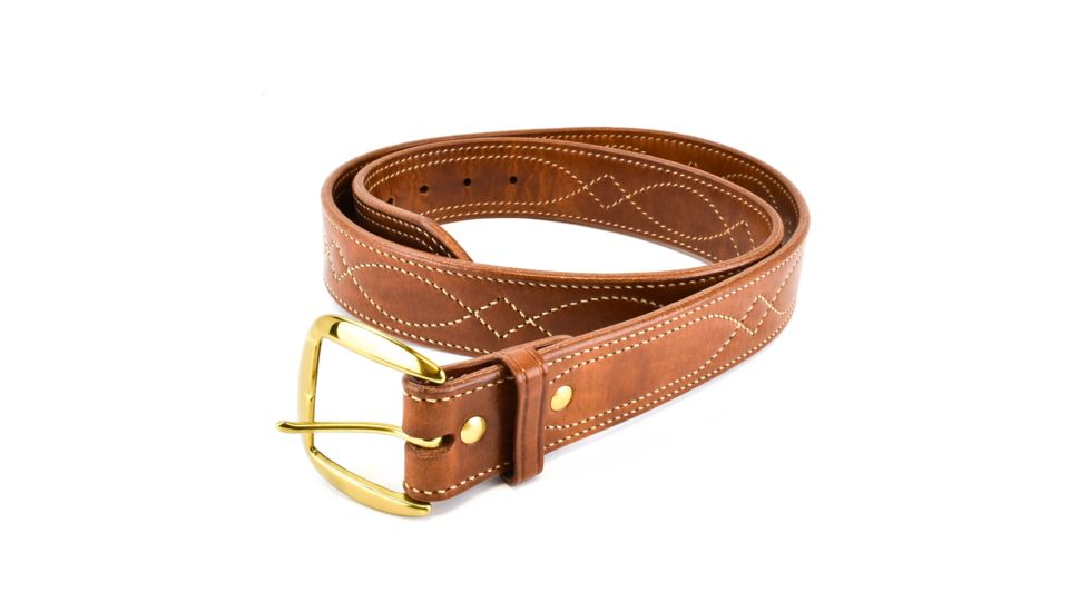 Galco SB6 Fancy Stitched Belt - Tan - Size - 44 SB6-44