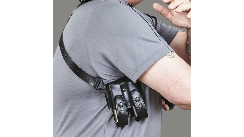 Galco SCL Double Mag Case For System - Ambidextrous - Black SCL24B