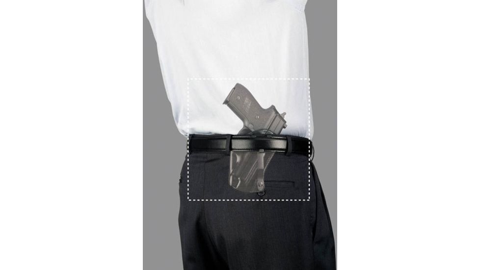 Galco SkyOps Holster Ambidextrous - Black SKY296B