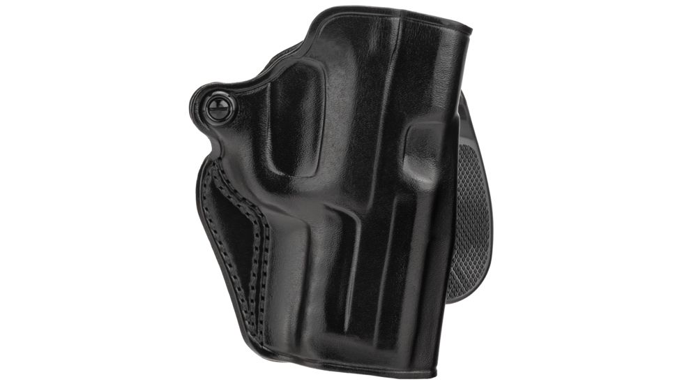 Galco Speed Paddle Holster - Right Hand, Black, S&amp;W M&amp;P Compact 9/40 SPD474B, EDEMO1
