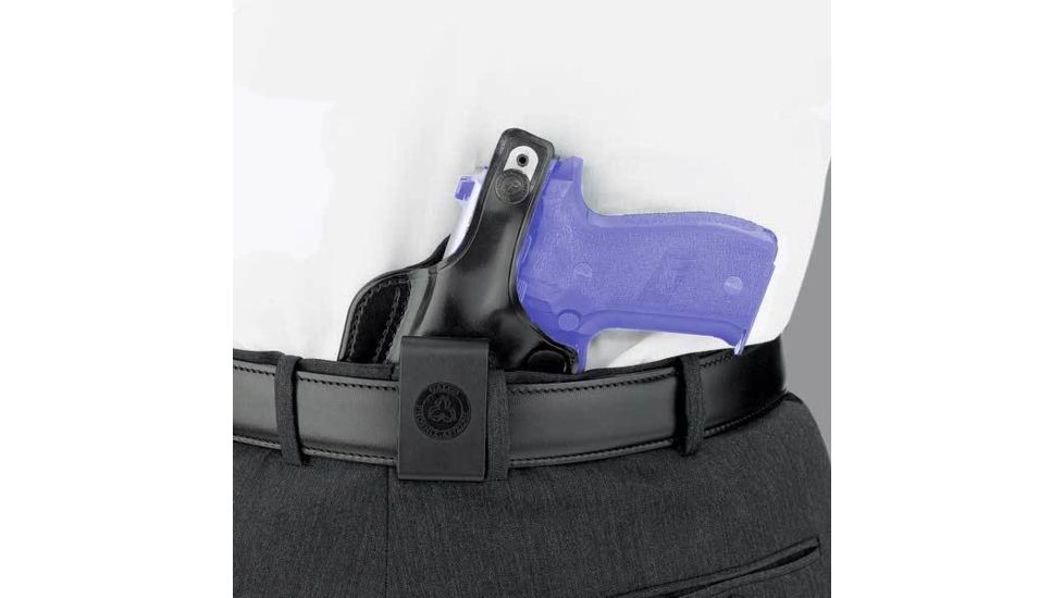 Galco Springfield XD 9/40 4 Inch M.O.B. Middle Of Back Holster Right Hand Black MOB440B