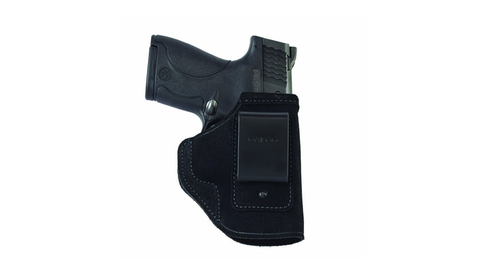 Galco Stow-N-Go Inside The Pant Leather Holster, Viridian w/ECR,Ruger LCP,Right Hand, Black STO668B