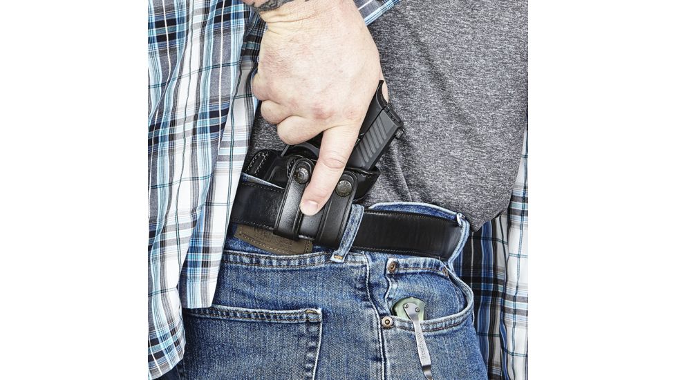 Galco Summer Comfort Inside Pant Holster for HK HK45C, USP 45, USP 9/40, USP COMPACT 45, Right Hand, Black, SUM292B