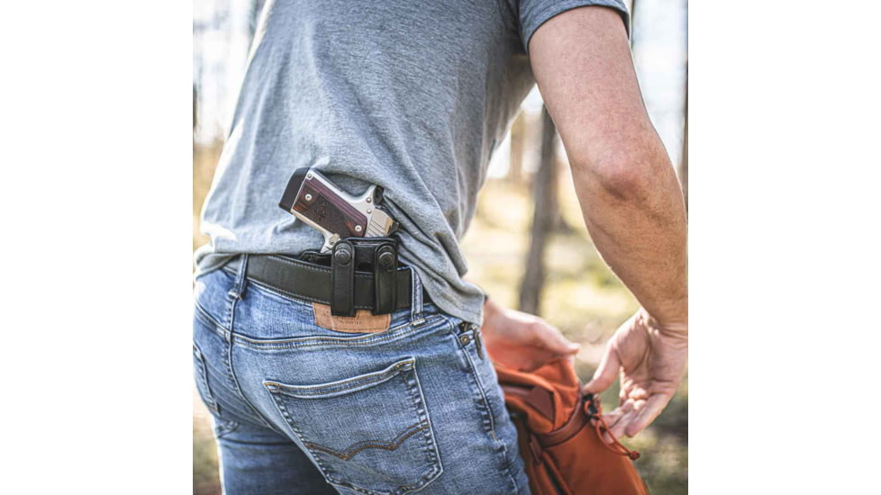 Galco Summer Comfort IWB Holster, Springfield Hellcat Pro/Springfield Hellcat Pro w/WO Red Dot, Right Hand, Black, SUM876RB