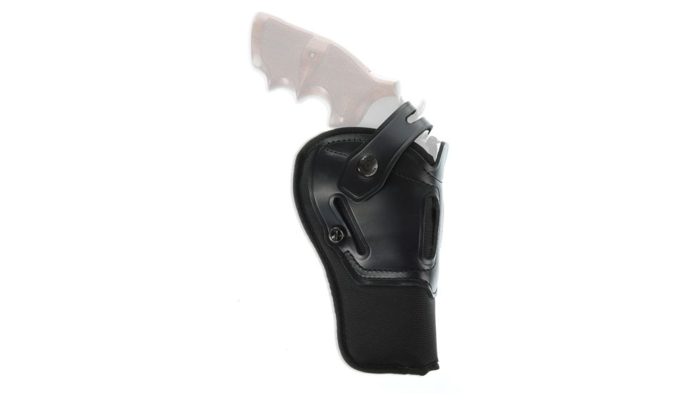 Galco Switchback Strongside/Crossdraw Belt Holster, Colt King Cobra 2 1/2, Colt Python 2 1/2, Dan Wesson .357 2 1/2, Ambidextrous, Plain Finish, Black, SR4-3B