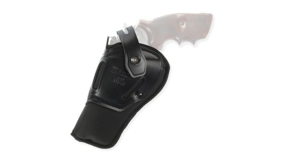 Galco Switchback Strongside/Crossdraw Belt Holster, Colt King Cobra 2 1/2, Colt Python 2 1/2, Dan Wesson .357 2 1/2, Ambidextrous, Plain Finish, Black, SR4-3B