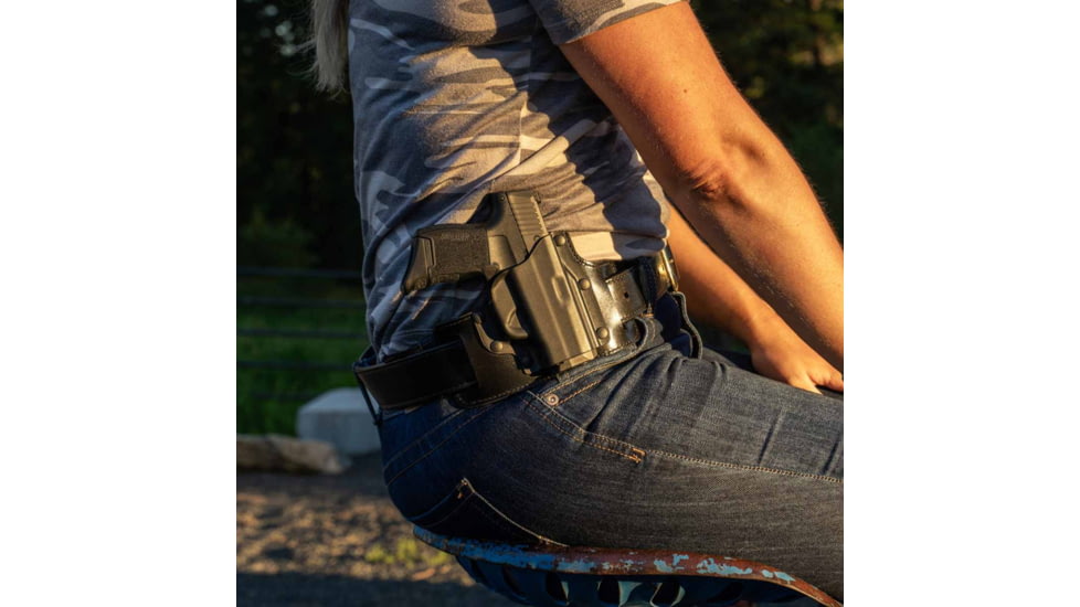 Galco Tac Slide Belt Holster, Springfield XD 45 4in, Black, Right, TS440RB