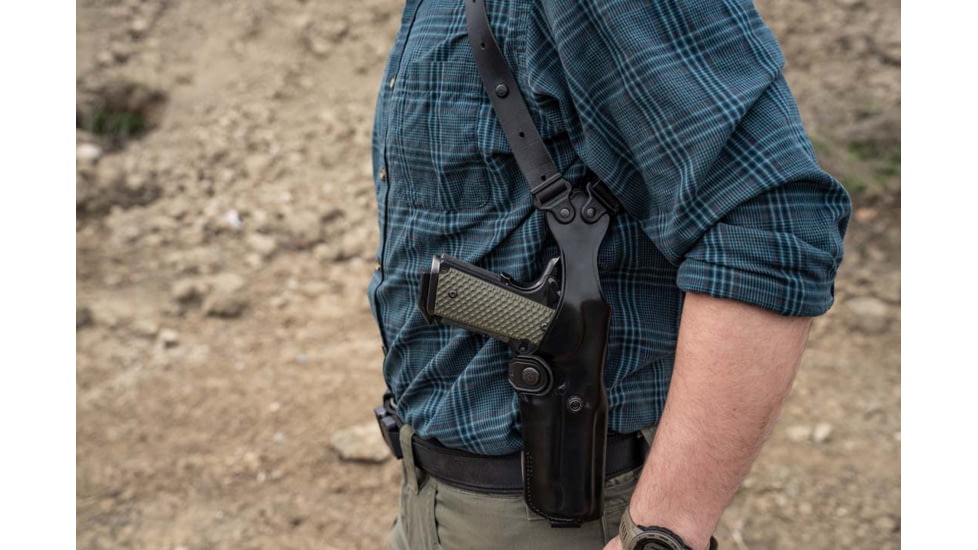 Galco Vertical Holster System Vhs 4.0, Kimber, Black - VHS4-266B