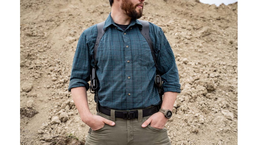 Galco Vertical Holster System Vhs 4.0, Kimber, Black - VHS4-266B