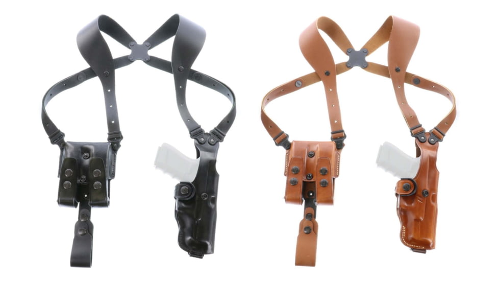 Galco Vertical Holster System (VHS) 4.0, Black, Tan