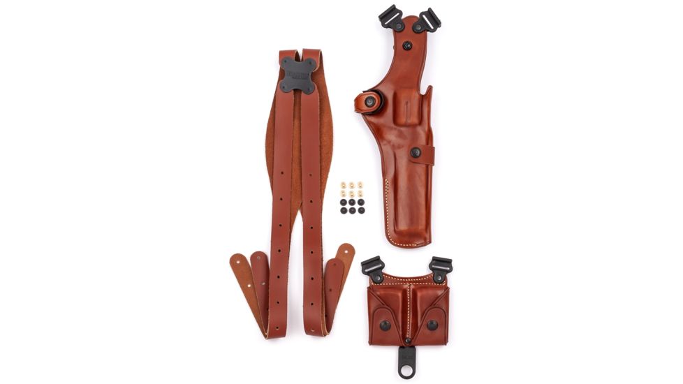 Galco Vertical Shoulder Holster System - Ambidextrous - Tan VHS132
