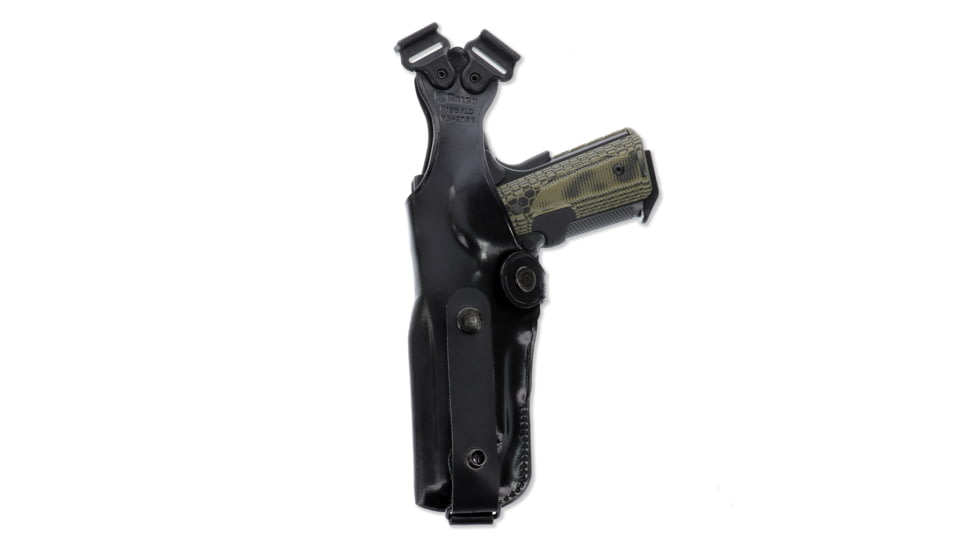 Galco Vhs 4.0 Holster Component Autos, Glock 20, Glock 20 W/Wo Red Dot, Glock 21, Glock 21 Sf Standard Glock Rail, Glock 21 W/Wo Red Dot, Springfield Echelon 4.5in, Springfield Echelon 4.5in W/Wo Red Dot, Ambidextrous Hand, Black, V4-228RB