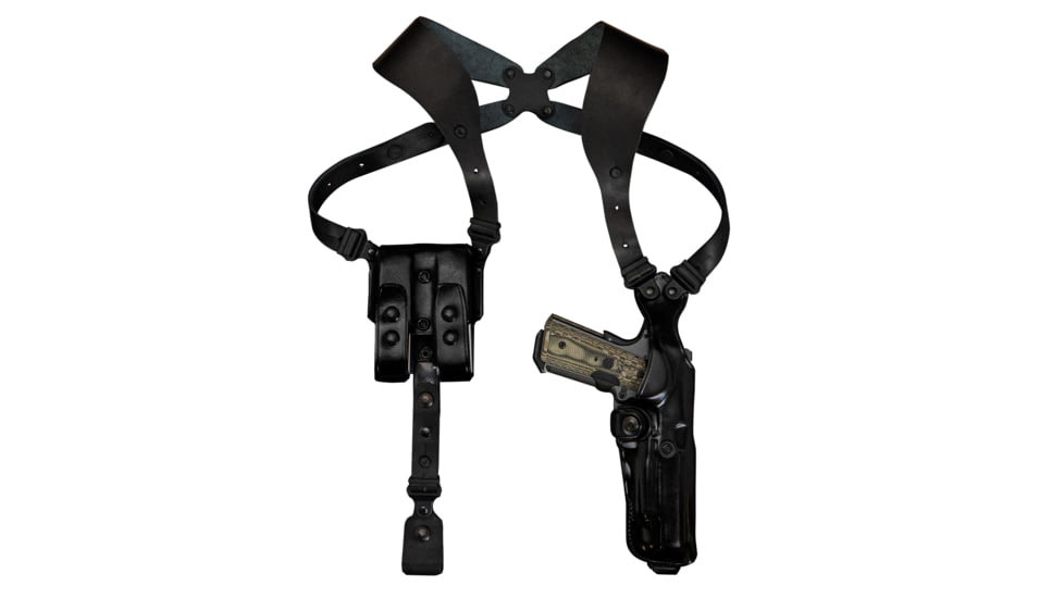 Galco Vhs 4.0 Vertical Holster System, Glock 17 Gen 3-5, Black, VHS4-872RB