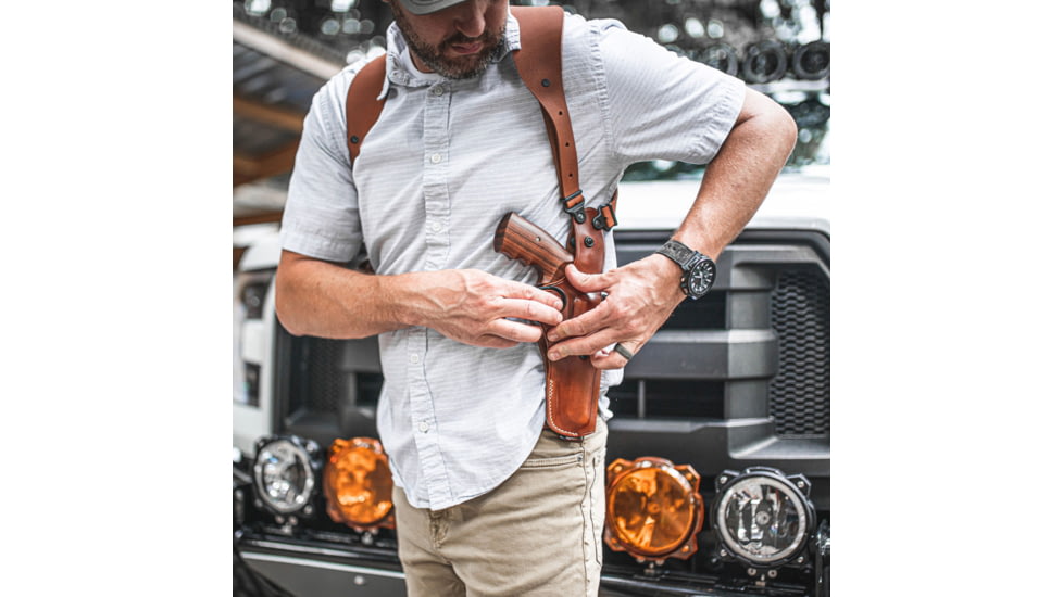 Galco Vhs 4.0 Vertical Holster System, Glock 17 Gen 3-5, Black, VHS4-872RB