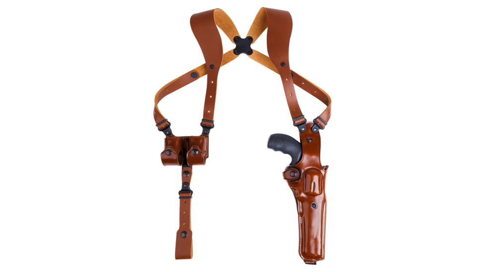 Galco Vhs 4.0 Vertical Holster System Revolvers, Smith &amp; Wesson N Frame M29/629 6 1/2in, Ambidextrous Hand, Tan, VHS4-128