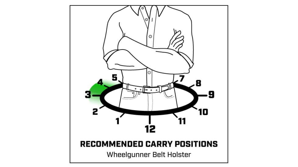 Galco Wheel Gunner 2.0 Leather Belt Holster, Smith &amp; Wesson Model 586 L-Frame Colt King Cobra Revolver 4in, Ambidextrous Hand, Plain, Tan, WG2-104