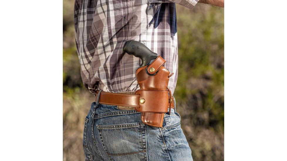 Galco Wheelgunner 2.0 Belt Holster, Colt King Cobra 4in, Ambidextrous, Tan, WG2-104