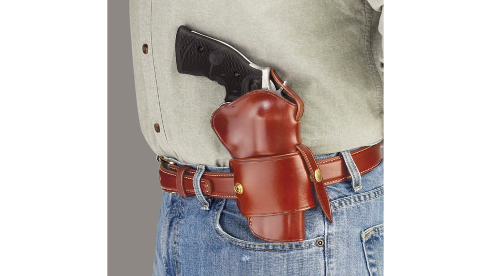 Galco Wheelgunner Belt Leather Holster for 3 inch Taurus Judge