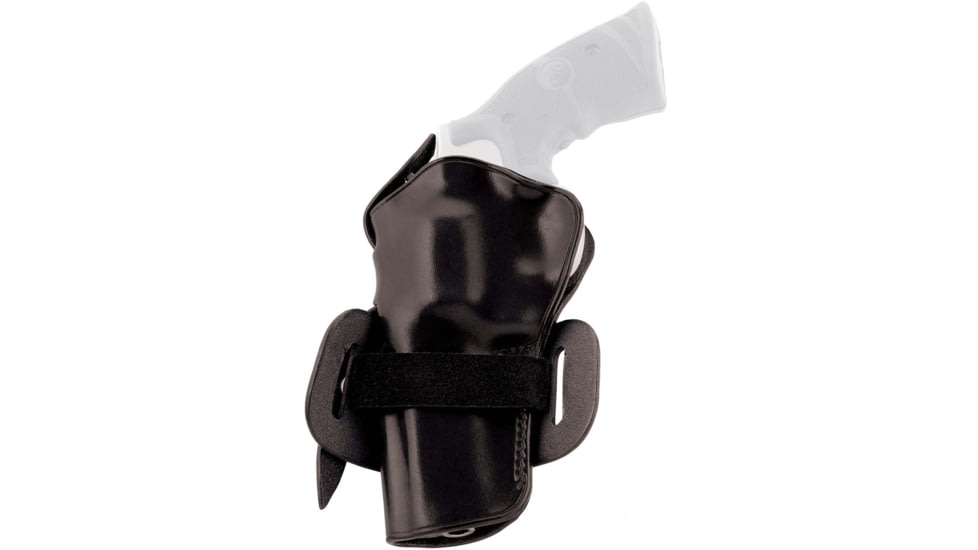 Galco Wheelgunner Strongside/Crossdraw Belt Holster, Ruger Redhawk 4&quot;, S&amp;W N FR .357 27/28 4&quot;, S&amp;W N FR .357 327 4&quot;, S&amp;W N FR .44 29/629 4&quot;, S&amp;W N FR .44 329 4&quot;, Hunting, Ambidextrous, Black, WG126B