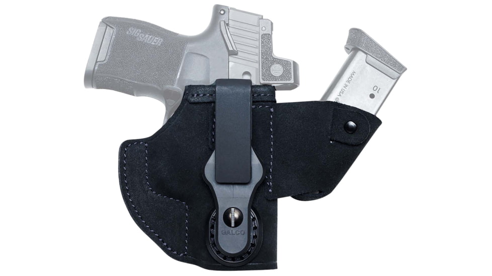 Galco Walkabout 3.0 Strongside/Crossdraw Iwb Holster, Sig-Sauer P365 Std &amp; Sas, Sig-Sauer P365 .380, Sig-Sauer P365 W/Red Dot No Rear Sight, Ambidextrous Hand, Black, WK3-838RB