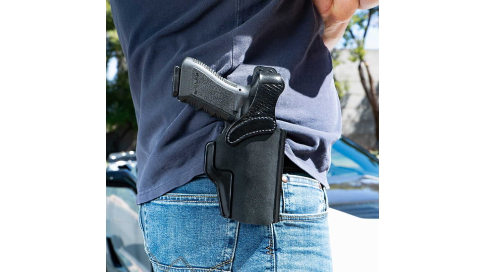 Galco Wraith 2 Belt/Paddle Holster, Glock 19 Gen 1-5, Black, Right, W2-226RB