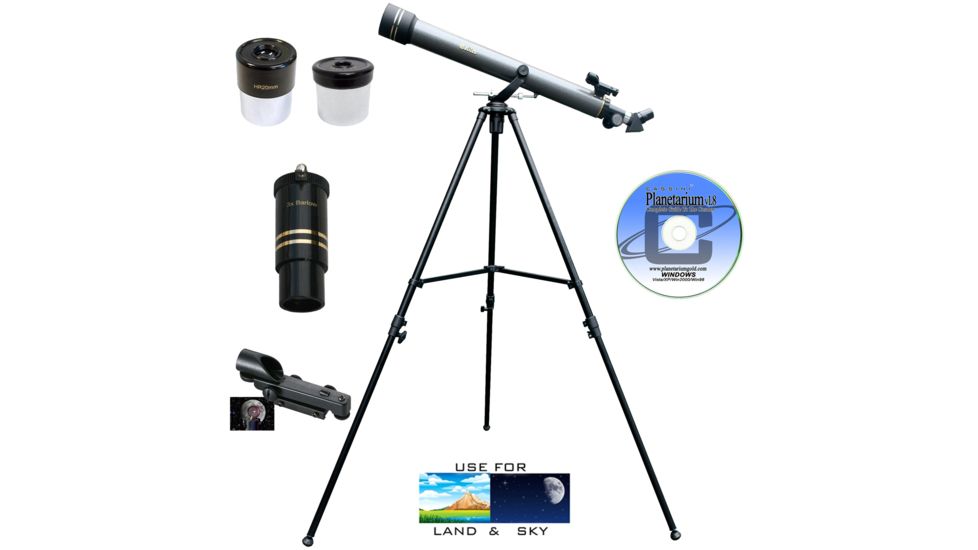 700x60mm Terrestrial Refractor Telescope,Hammer Tone