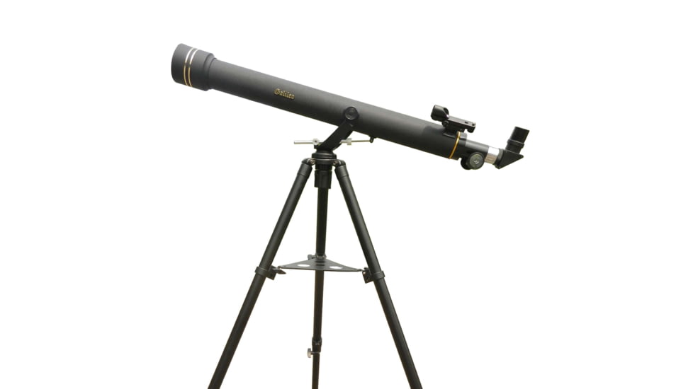 Galileo 800mm x 72mm Erect Image Prism Refractor Telescope w/ Smartphone Adapter, Black, SS-872