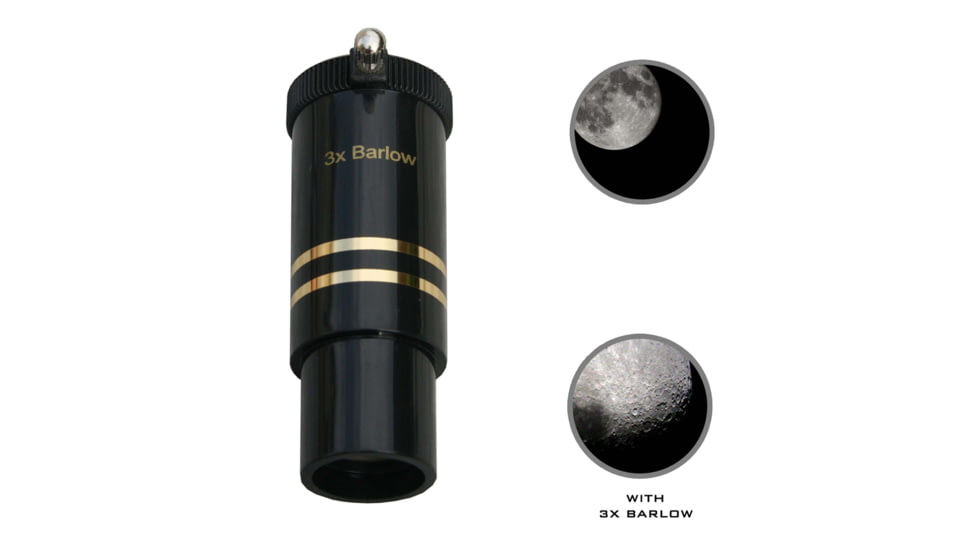 Galileo 800mm x 80mm Reflector Telescope w/ Solar Filter, White, FS-80ZSF