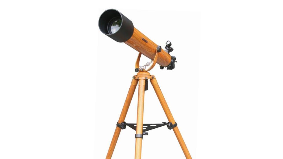 800x60mm Wood Grain Refractor Telescope Kit