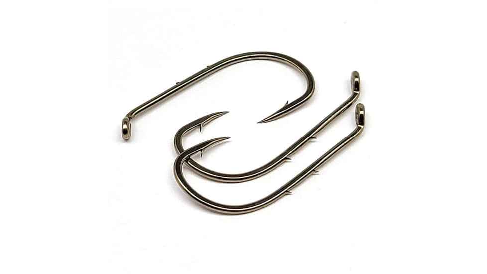 Gamakatsu 0 Baitholder Hook, Needle Point, Sliced Shank Offset, Ringed Eye, Bronze, Size 12, 10 per Pack, 5104