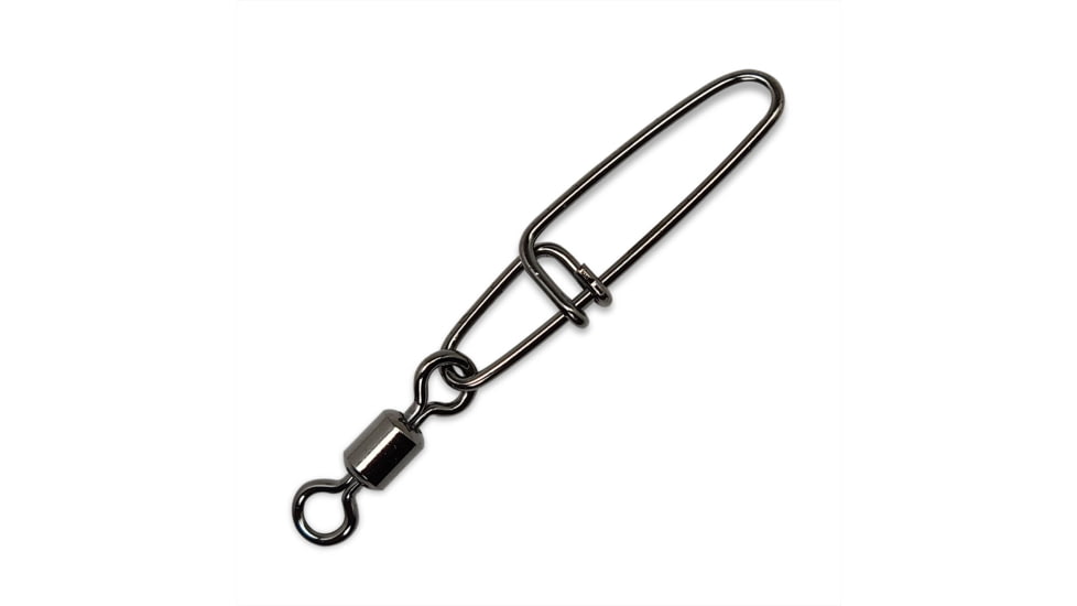 Gamakatsu Cross Lock Snap With Superline Swivel, Size 4-130lb, 407400-4