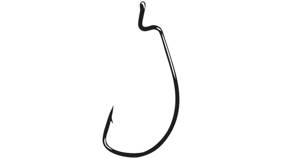 Gamakatsu EWG Shank Black Worm Hook - Size 2/0 792895