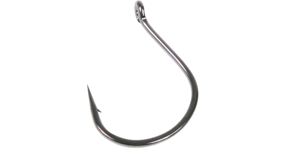 Gamakatsu Finesse Wide Gap Hook, Needle Point Ringed Eye, NS Black, Size 4/0, 25 per Pack, 230414-25