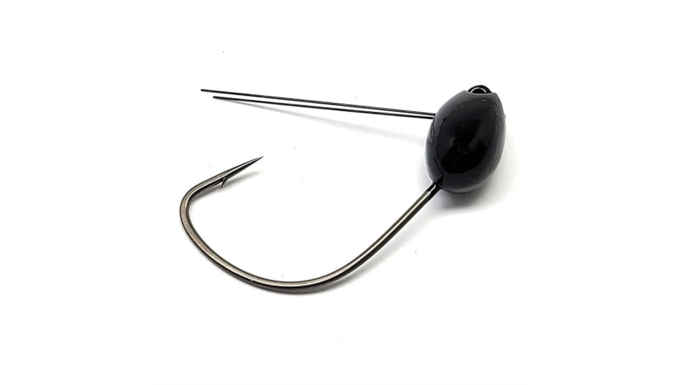 Gamakatsu Gf Jighead Wacky Blk 1/0-3/32,3 Hooks P/P 312411-BK-3/32