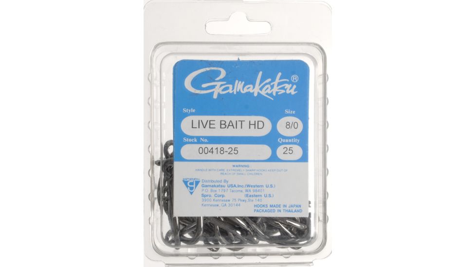 Gamakatsu Heavy Duty Live Bait Hooks 026106
