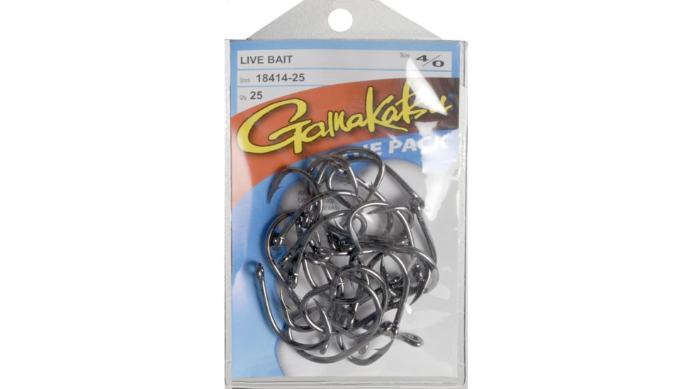 Gamakatsu Live Bait Hooks - Size 4/0 025501
