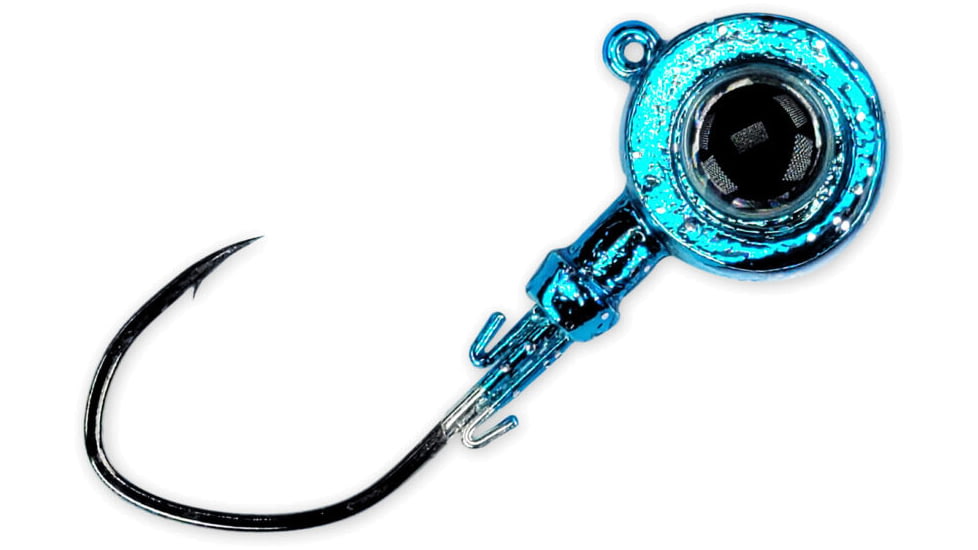 Gamakatsu Max-Eye Pill Head, Chblue, 3/16 oz, 439411-CB-3/16