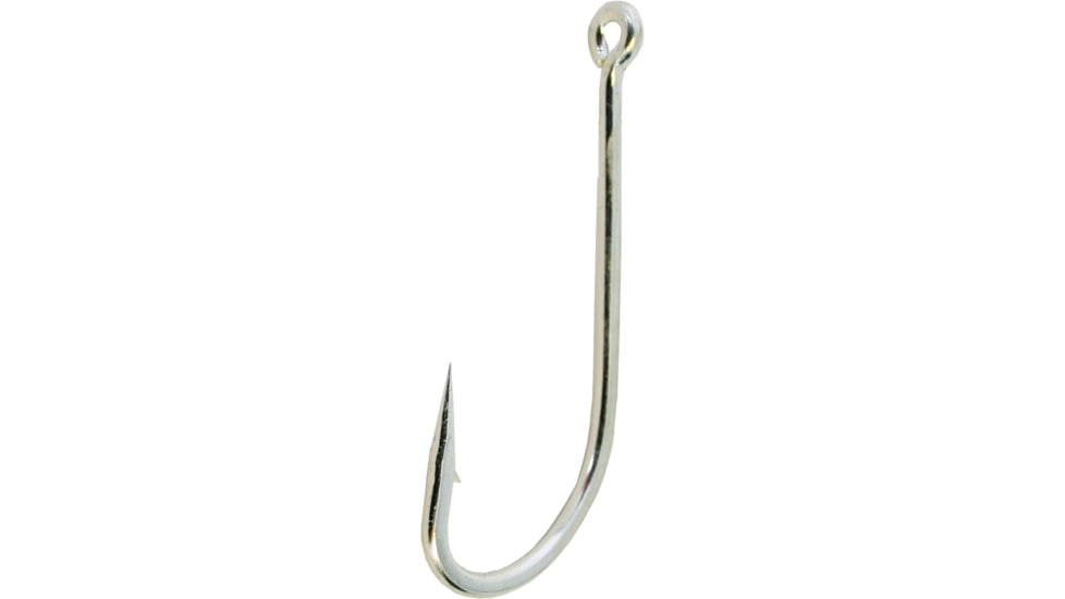 Gamakatsu O'Shaughnessy Hook, Needle Point, Ringed Eye Tin, Tin, Size 1/0, 6 per Pack, 13011