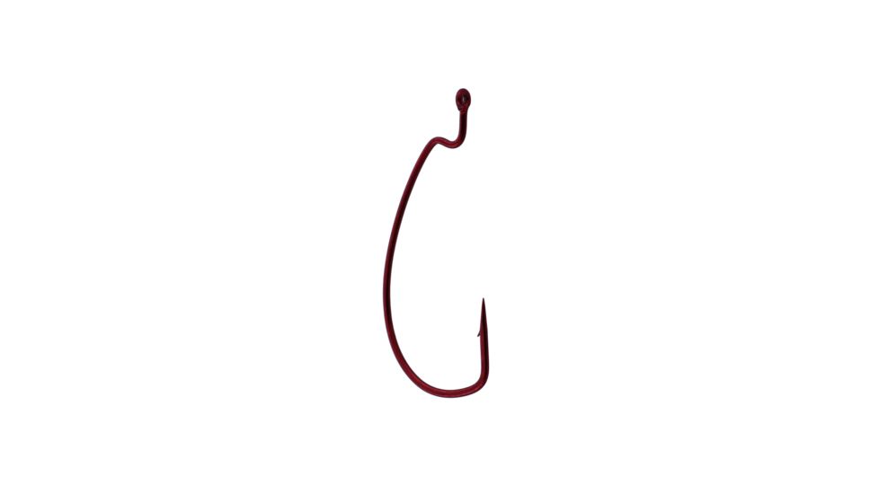 Gamakatsu Offset Shank Worm Ewg Red 1/0,6 Hooks P/P 58311