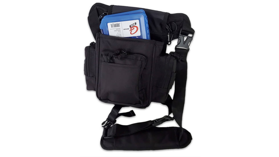 Gamakatsu Shoulder Bag Tackle Storage, Black, BAG006