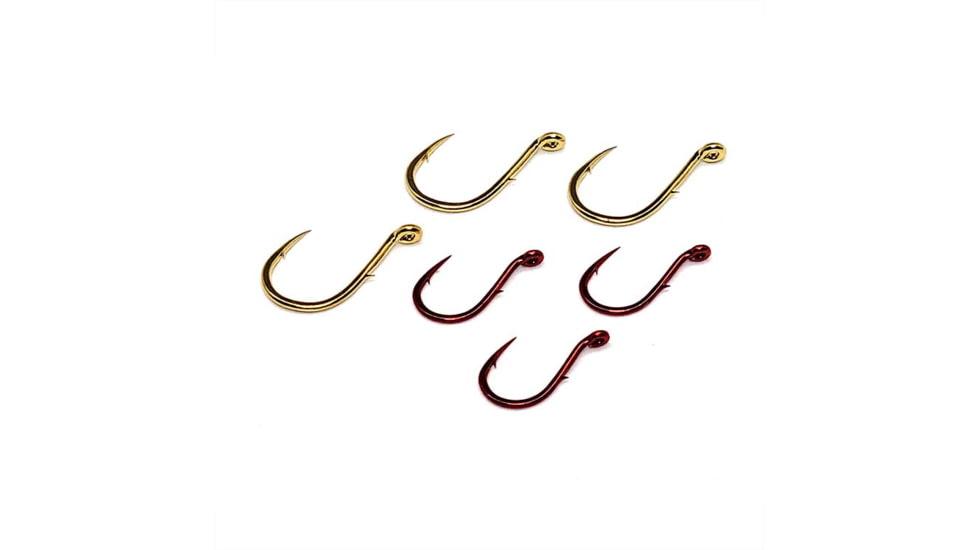 Gamakatsu Single Egg Gold 14, 10 Hooks P/P 04203