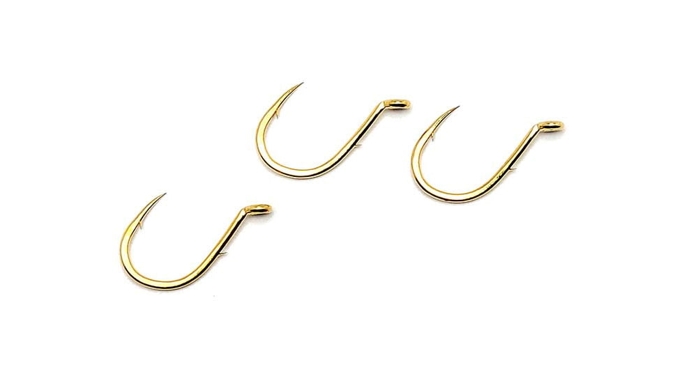 Gamakatsu Single Egg Gold 14, 10 Hooks P/P 04203