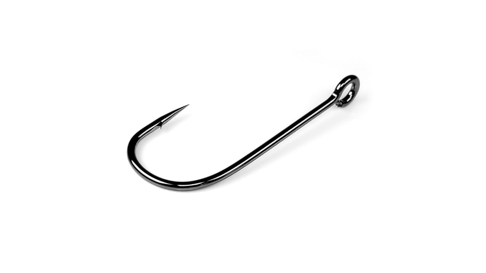 Gamakatsu Siwash Hook, Size 6 Needle Point, All Purpose, Open Eye NS Black, 10 per Pack, 10407