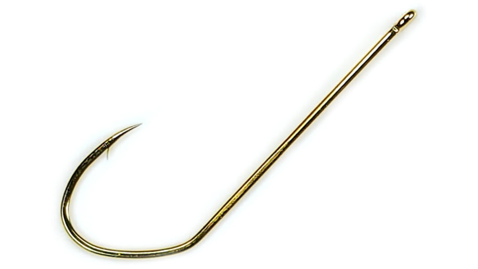 Gamakatsu Stiletto Hook, Gold, 1, Gold, 1, 453210