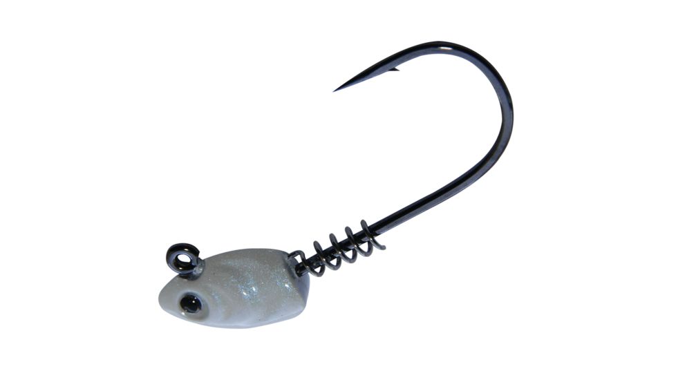 Gamakatsu Swim Bait Head Pearl White 4/0 1/4oz 353414-PW-1/4