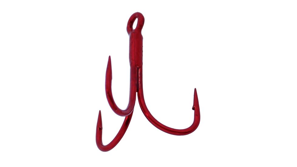 Gamakatsu Trout Treble Red Size 18, 4 Hooks P/P 273301
