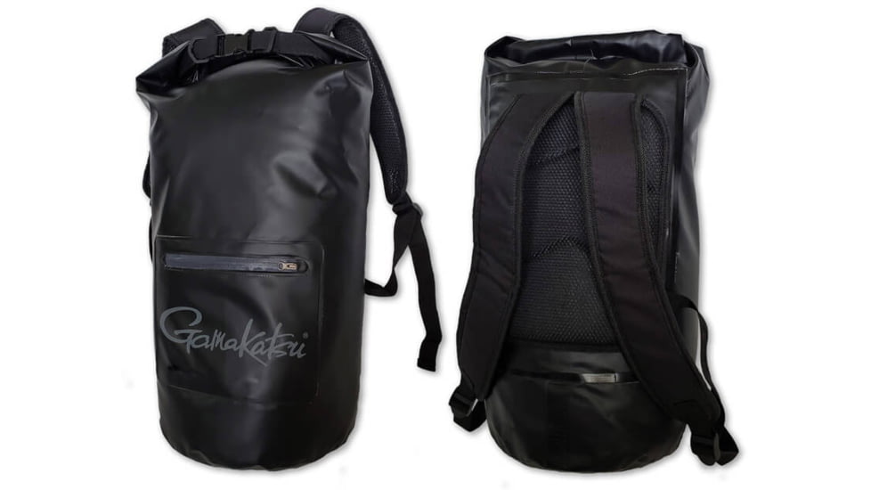 Gamakatsu Waterproof Bag 20L, Black, BAG004
