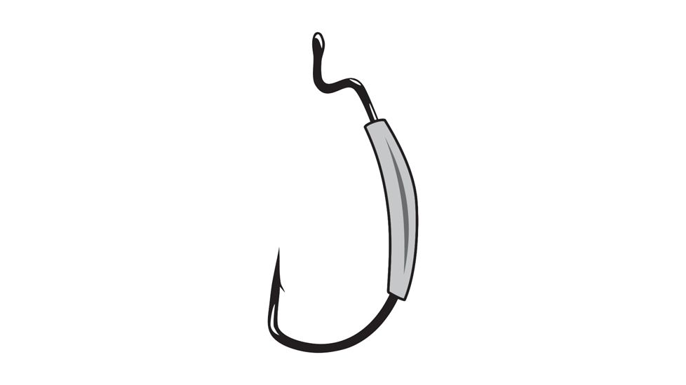 Gamakatsu Weighted Superline Ewg4/0-1/8,5 Hooks P/P 74414-1/8